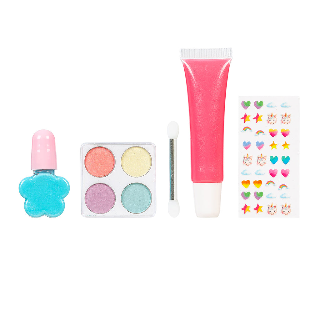 Souza sminkesæt til børn, Gaveæske m make-up og øjenmaske - Unicorn sleepover