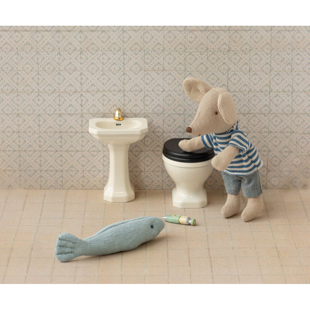 Maileg Accessories for Mice, Bathroom Sink - Raw White