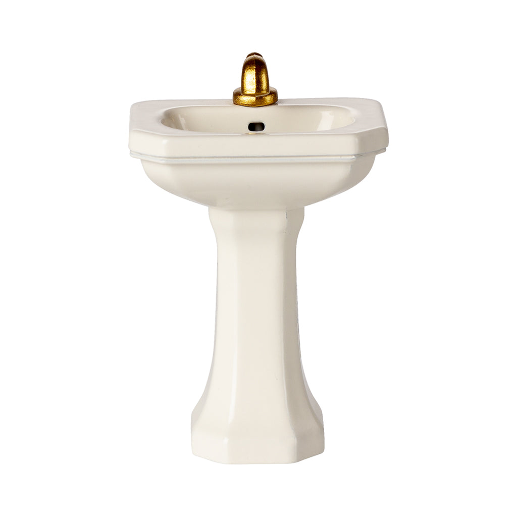 Maileg Accessories for Mice, Bathroom Sink - Raw White