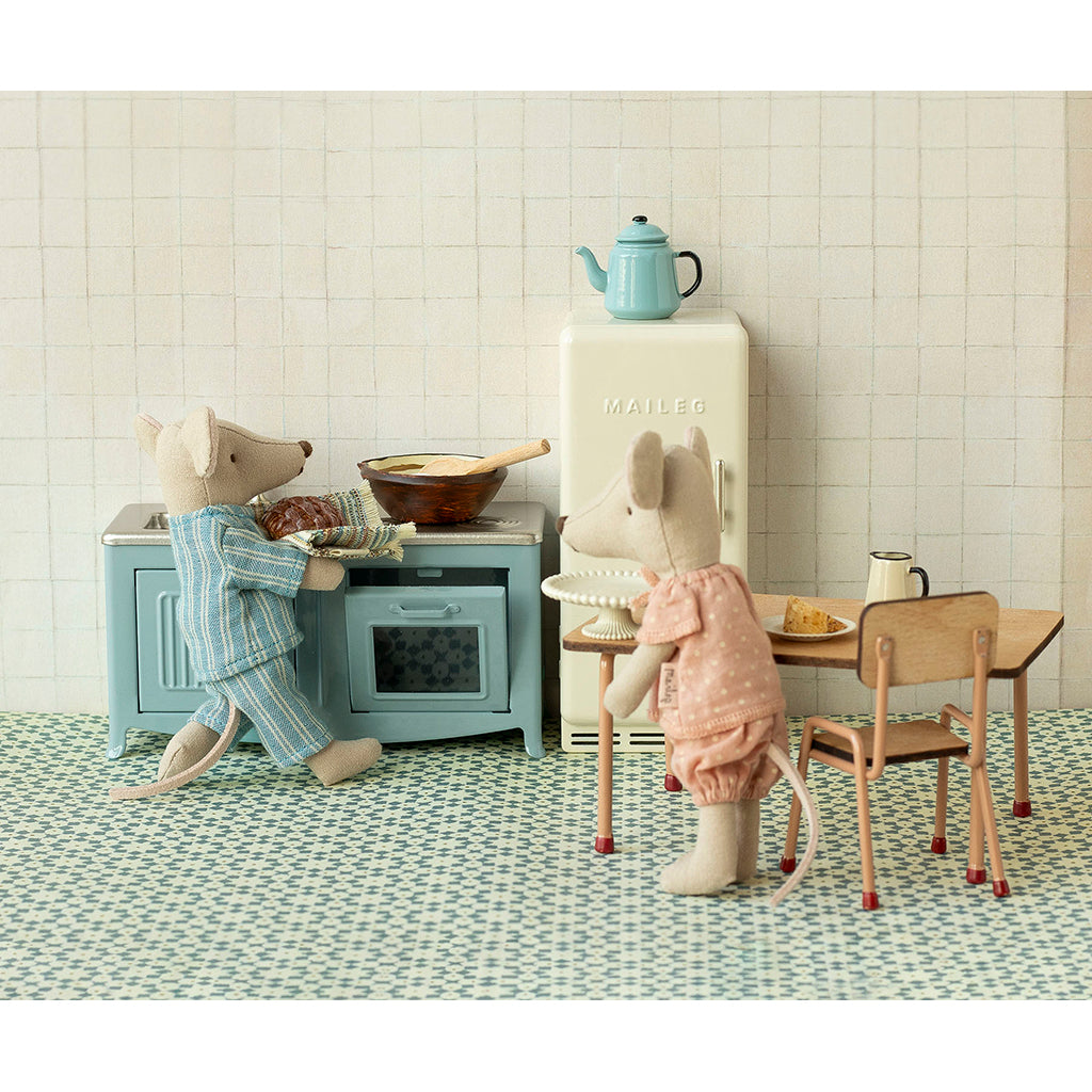 Maileg Doll Accessories, Kitchen for Mice - Blue