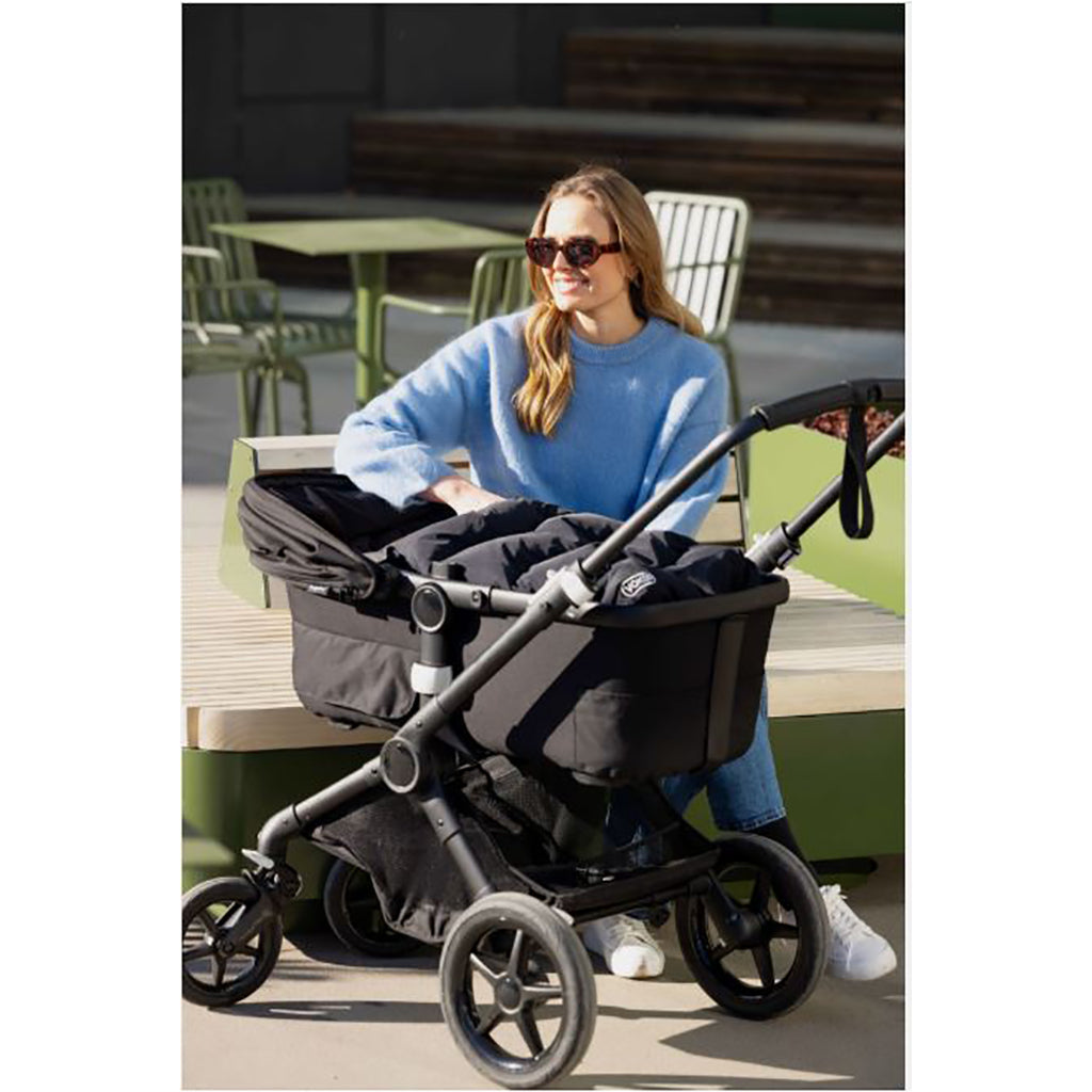 Voksi Explorer, Stroller Sleeping Bag - Black-Solid