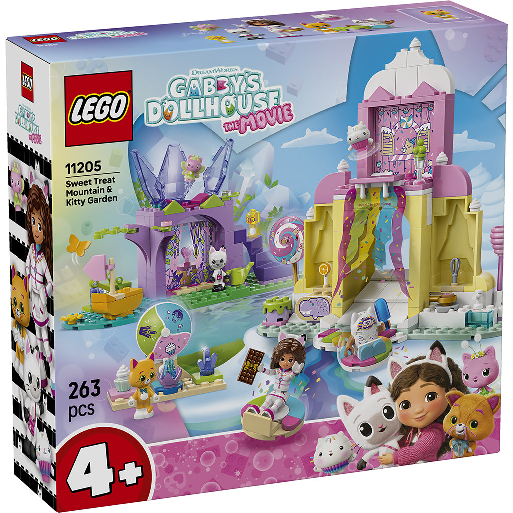 LEGO® Gabby’s Dollhouse, Gane-guf-bjerget og Kattehaven