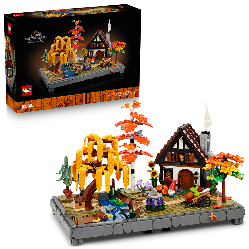 LEGO® Icons, Autumn Garden and Cabin
