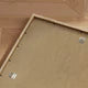 Frame crafted from solid oak, available in multiple sizes