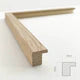 Frame crafted from solid oak, available in multiple sizes