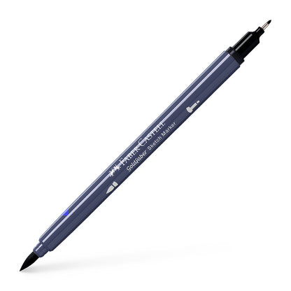 Faber-Castell Goldfaber sketch marker, markør m tyk og tynd spids - Black