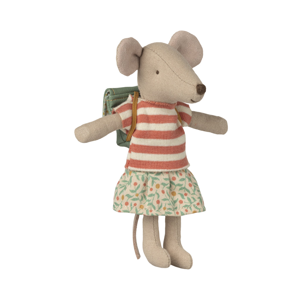 Maileg Accessories for Mice, Clothes and Bag for Big Sister - Green