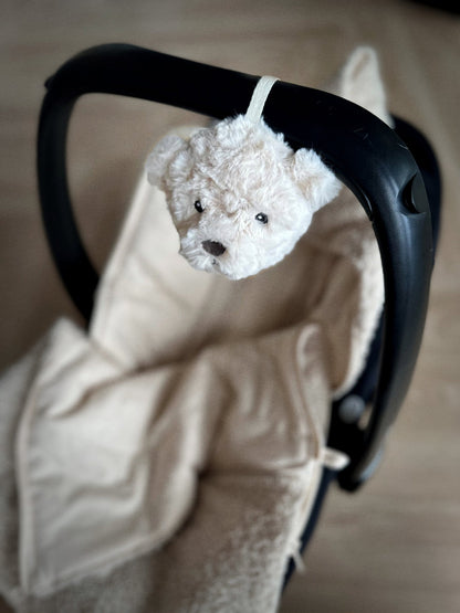 Flow Amsterdam Lou hjertelyds bamse to-go, brun
