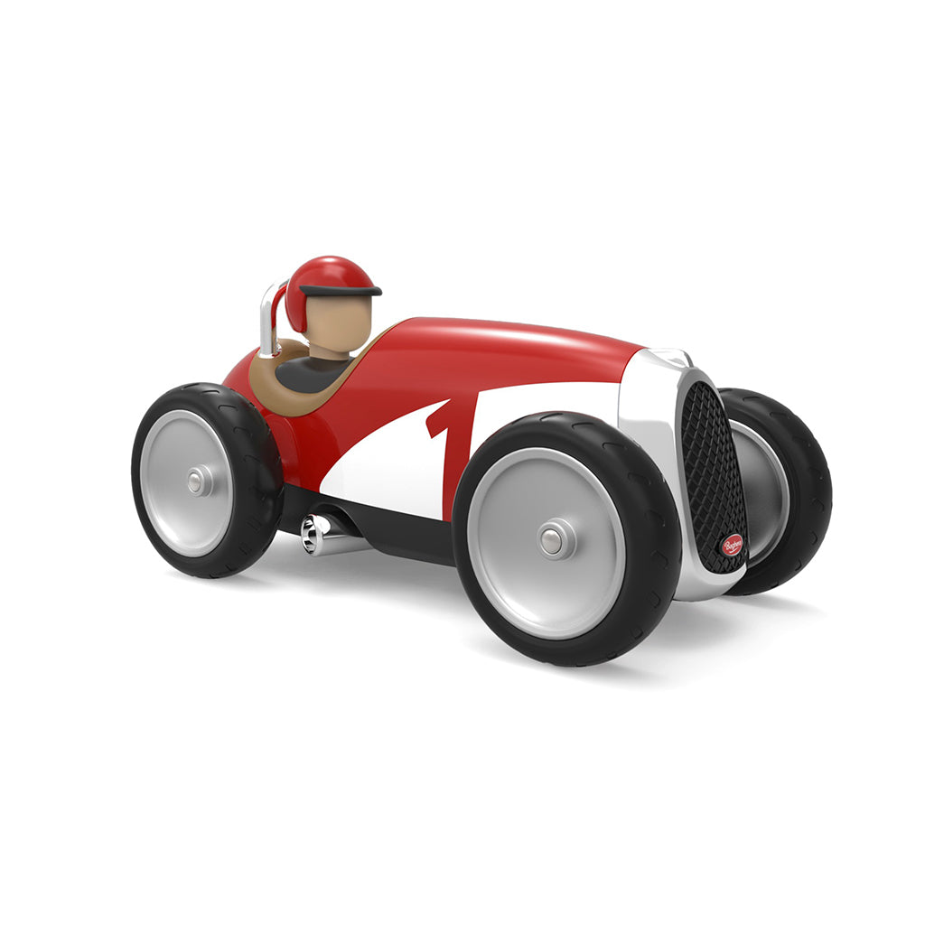 Baghera Race Car, White and Red
