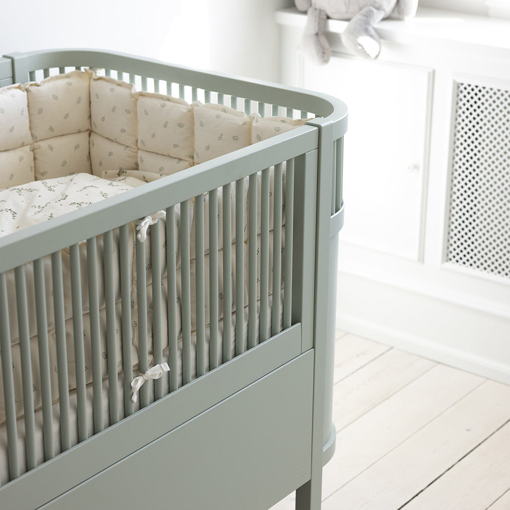 Sebra Bed, Baby and Junior - Mist Green