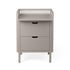Sebra puslebord i træ, 2-i-1 design m. skuffer - Jetty beige
