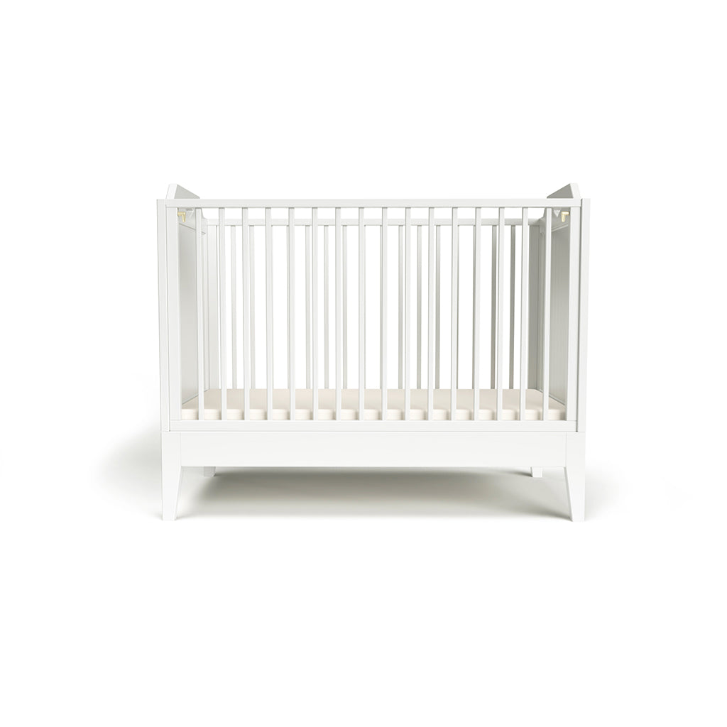 Cam Cam Luca baby tremmeseng, hvid set forfra