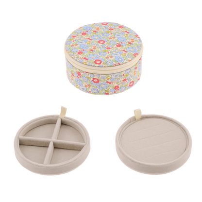 Bon Dep Jewellery Box with Liberty Print - Betsy Ann Light Blue