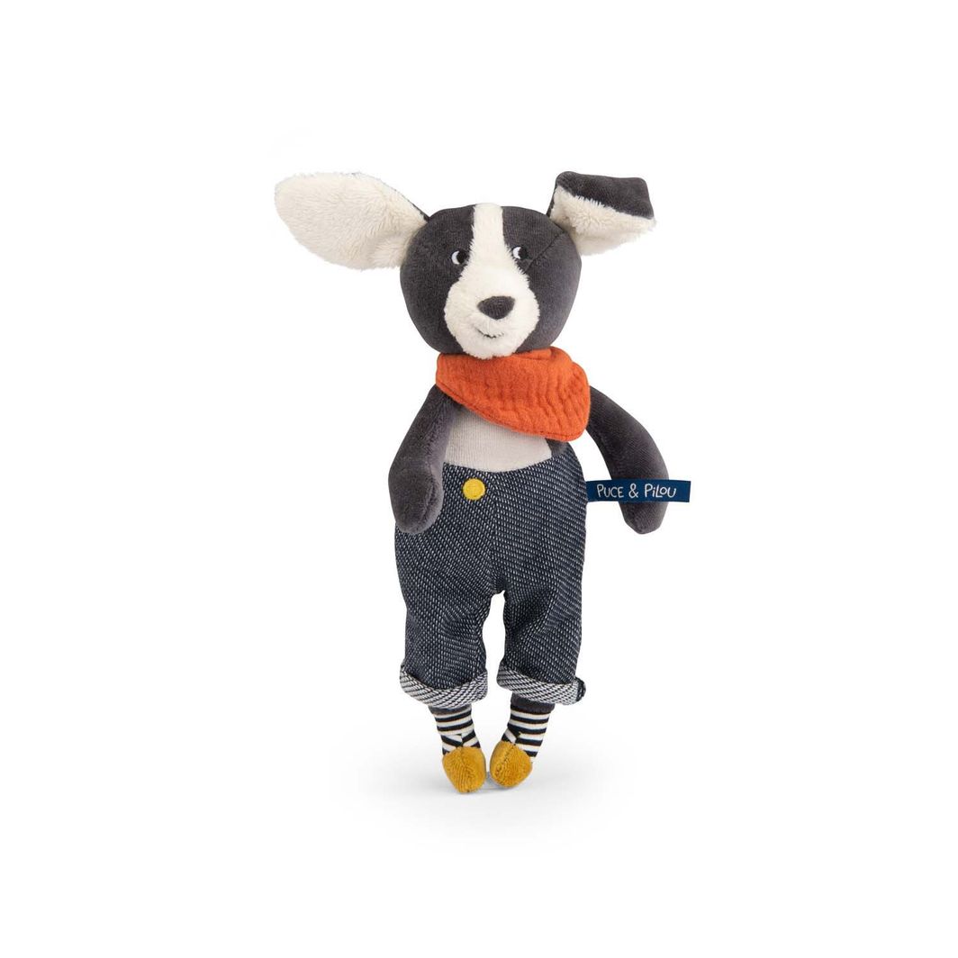 Moulin Roty tøjdyr, Hunden Puce 26 cm - Puce &amp; Pilou