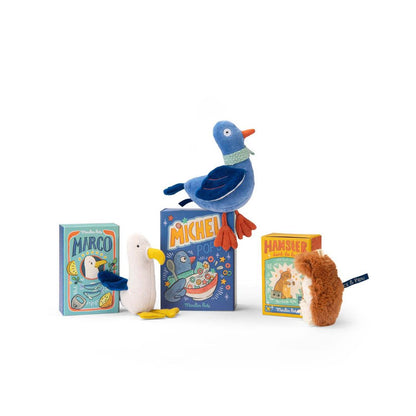Moulin Roty Tøjdyr med rangle - Mågen Marco
