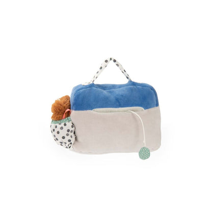 Moulin Roty Soft Toy with Wind-up Music, Radio 22 cm – Puce &amp; Pilou