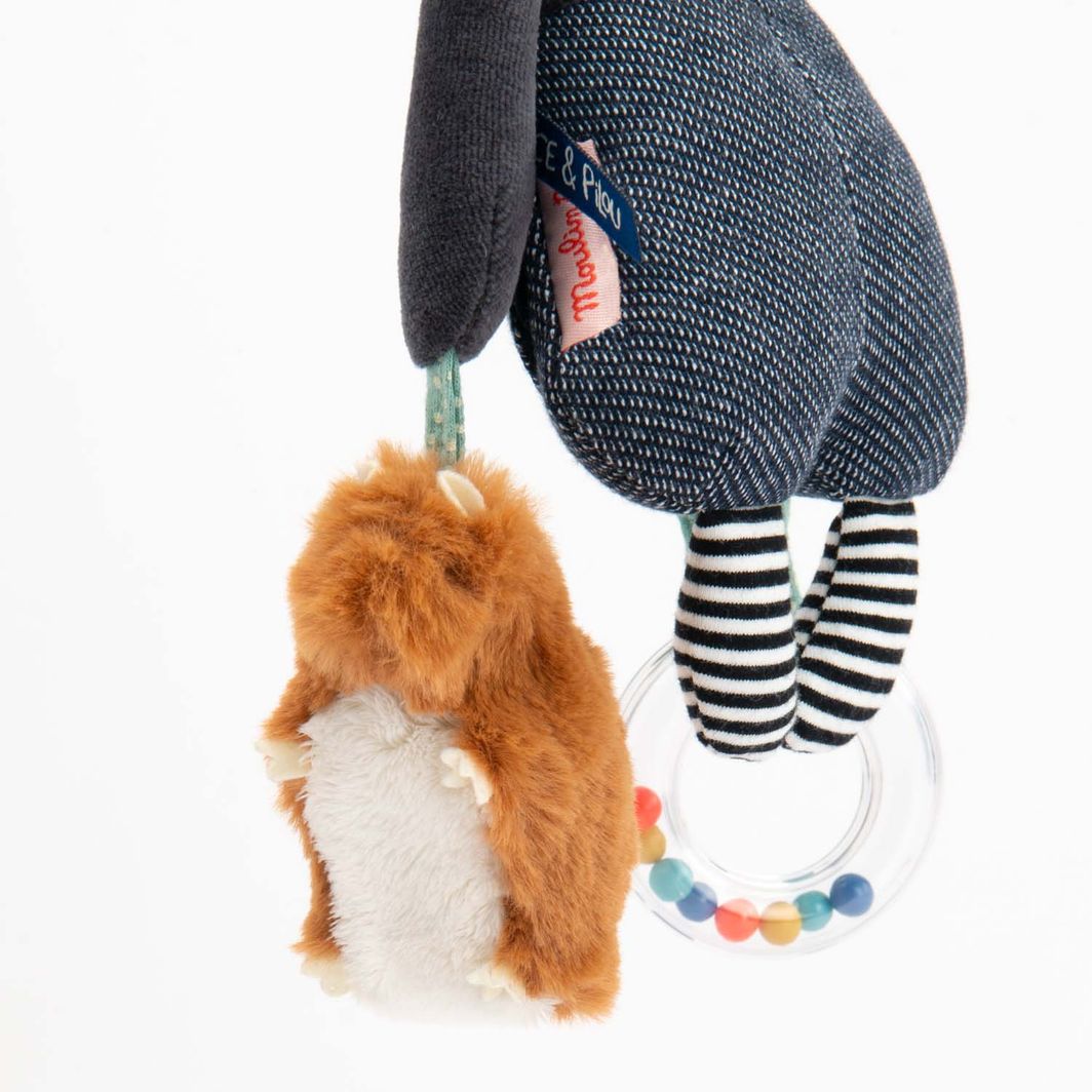 Moulin Roty Aktivitetstøjdyr med ophæng - Hunden Puce