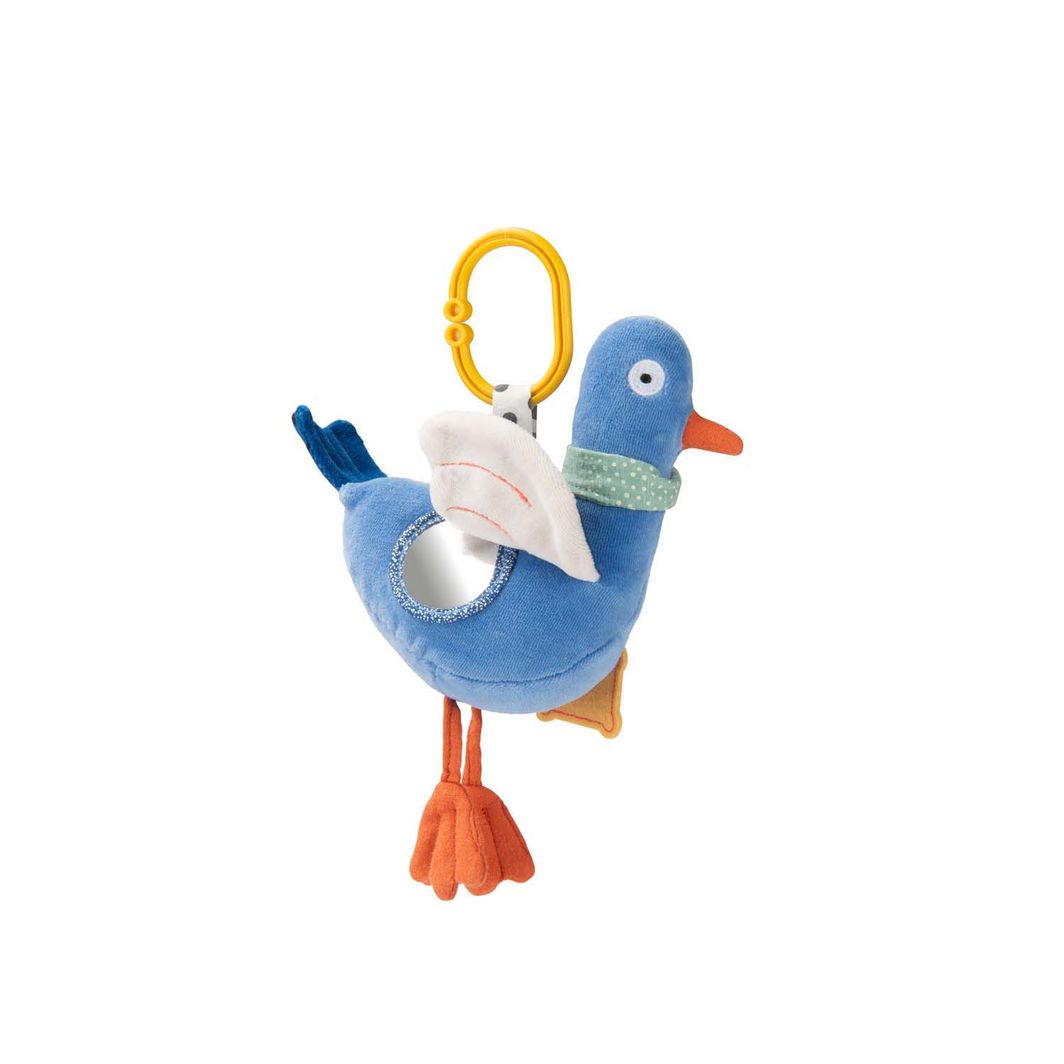 Moulin Roty Activity Soft Toy with Hanging Feature - Michel the Dove
