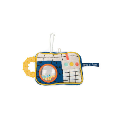 Moulin Roty Activity Plush Toy - Radio with Teething Ring