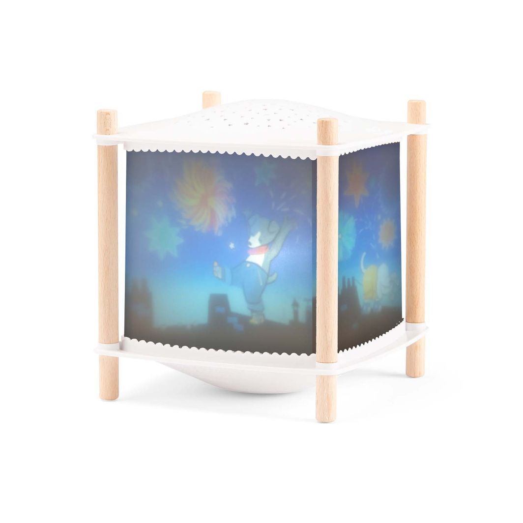 Moulin Roty Magisk Lampe bluetooth, Puce &amp; Pilou