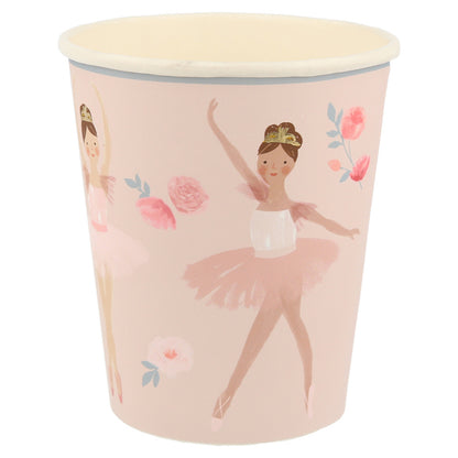 Smukke Meri Meri papkrus med ballerinaer til festbordet