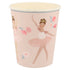 Smukke Meri Meri papkrus med ballerinaer til festbordet