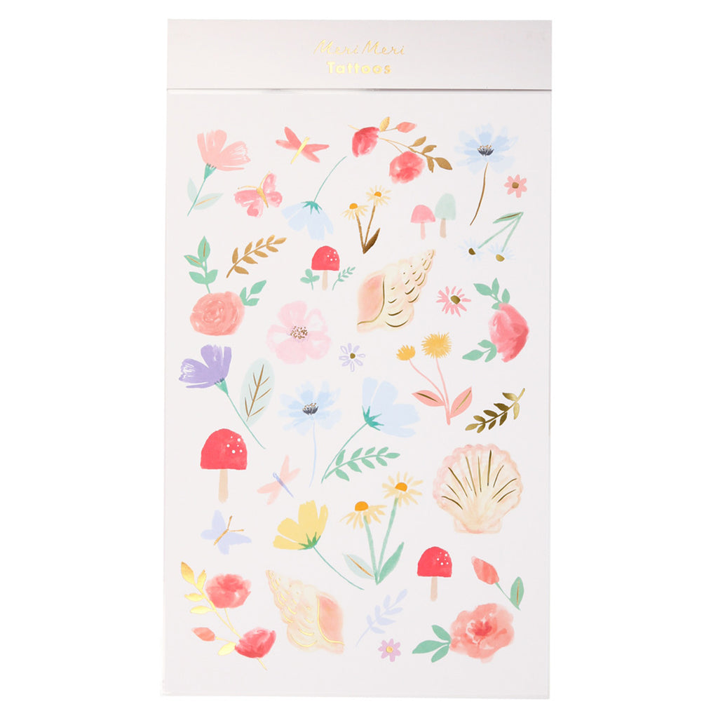 Meri Meri tatoveringer, Floral