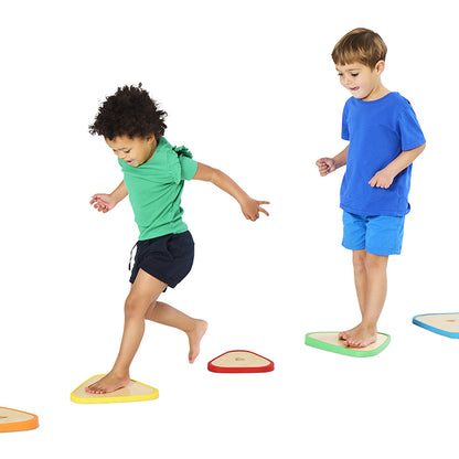 Gonge Wooden River Stones – Wooden Balance Stones, 5 pcs.