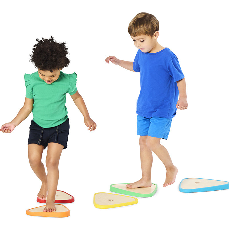 Gonge Wooden River Stones – Wooden Balance Stones, 5 pcs.