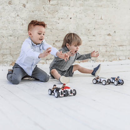 Baghera Racing Car, White and Blue
