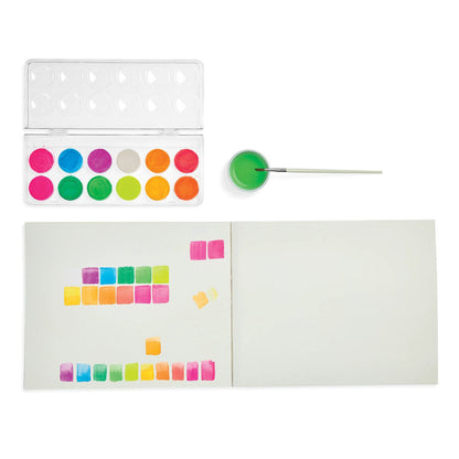 Ooly Watercolor Palette, Chroma Blends - Neon