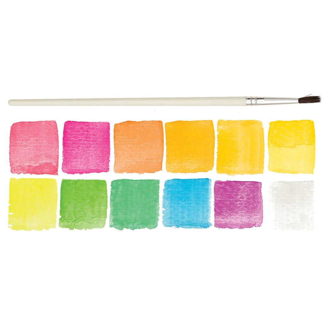 Ooly Watercolor Palette, Chroma Blends - Neon