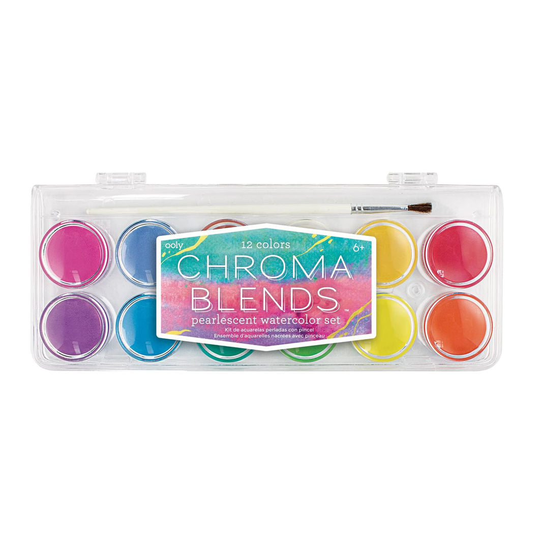 Ooly Vandfarve palette,  Chroma Blends - Pearlescent