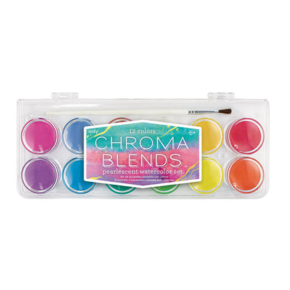 Ooly Vandfarve palette,  Chroma Blends - Pearlescent