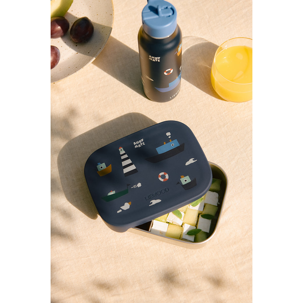 Liewood Falk Water Bottle, Thermos 350 ml - Sailing/Classic Navy