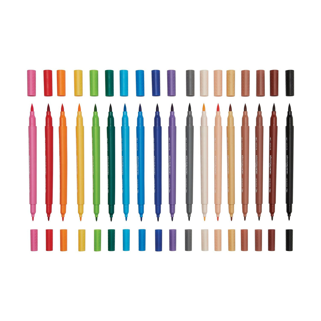 Ooly Markers Set of 18, Double-Sided - Color Together