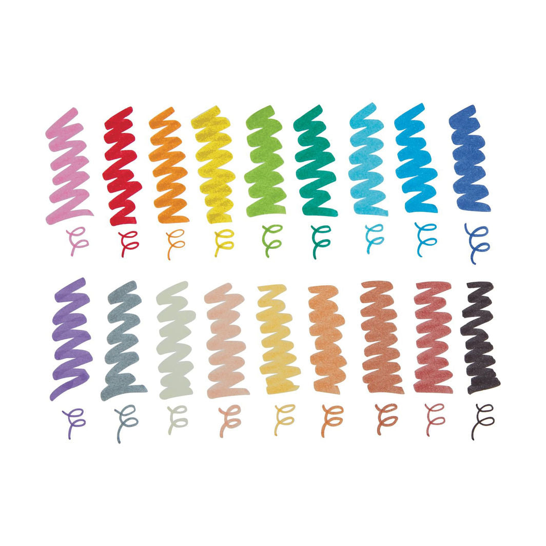 Ooly Markers Set of 18, Double-Sided - Color Together