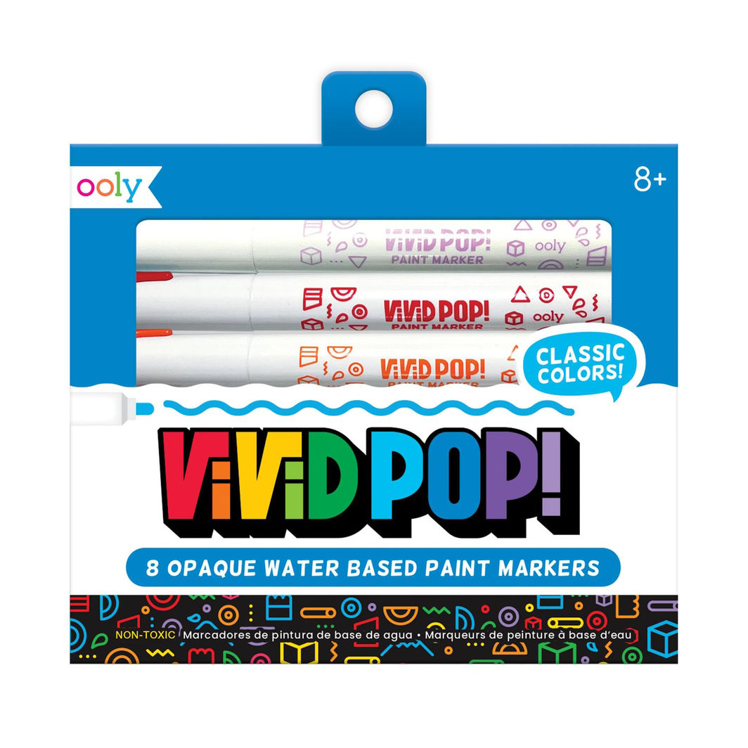 Ooly Akryl tuscher 8 stk - Vivid Pop Classic