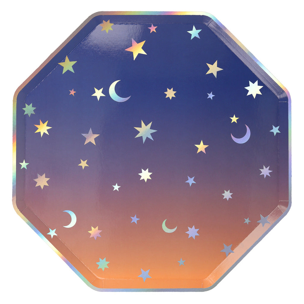 Meri Meri Paptallerkener, Making magic star - 8 stk.
