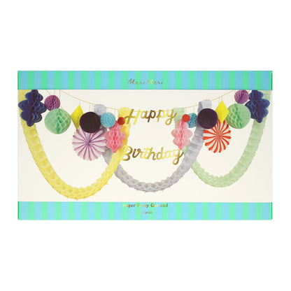 Meri Meri Garland, Happy Birthday Honeycomb - 2.7 Meters