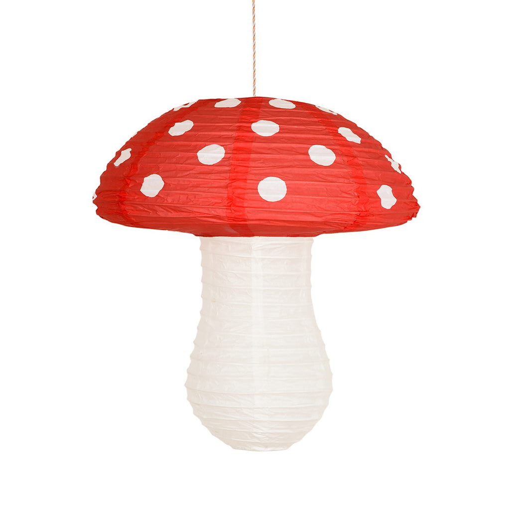 Meri Meri lanterne i rispapir, Mushroom, 3-pak