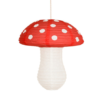 Meri Meri lanterne i rispapir, Mushroom, 3-pak