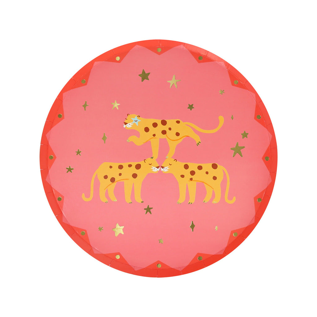 Meri Meri Paper Plates, Size S, Circus - Pack of 8