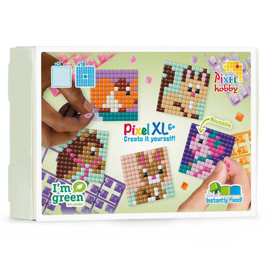 Pixel mosaic, XL mosaic perler, Temabox - Kæledyr