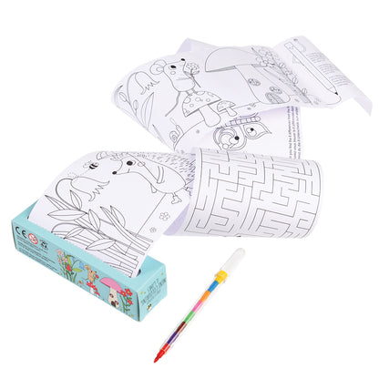 Rex London Activity &amp; Coloring Roll, 2 Meters – Skovens venner