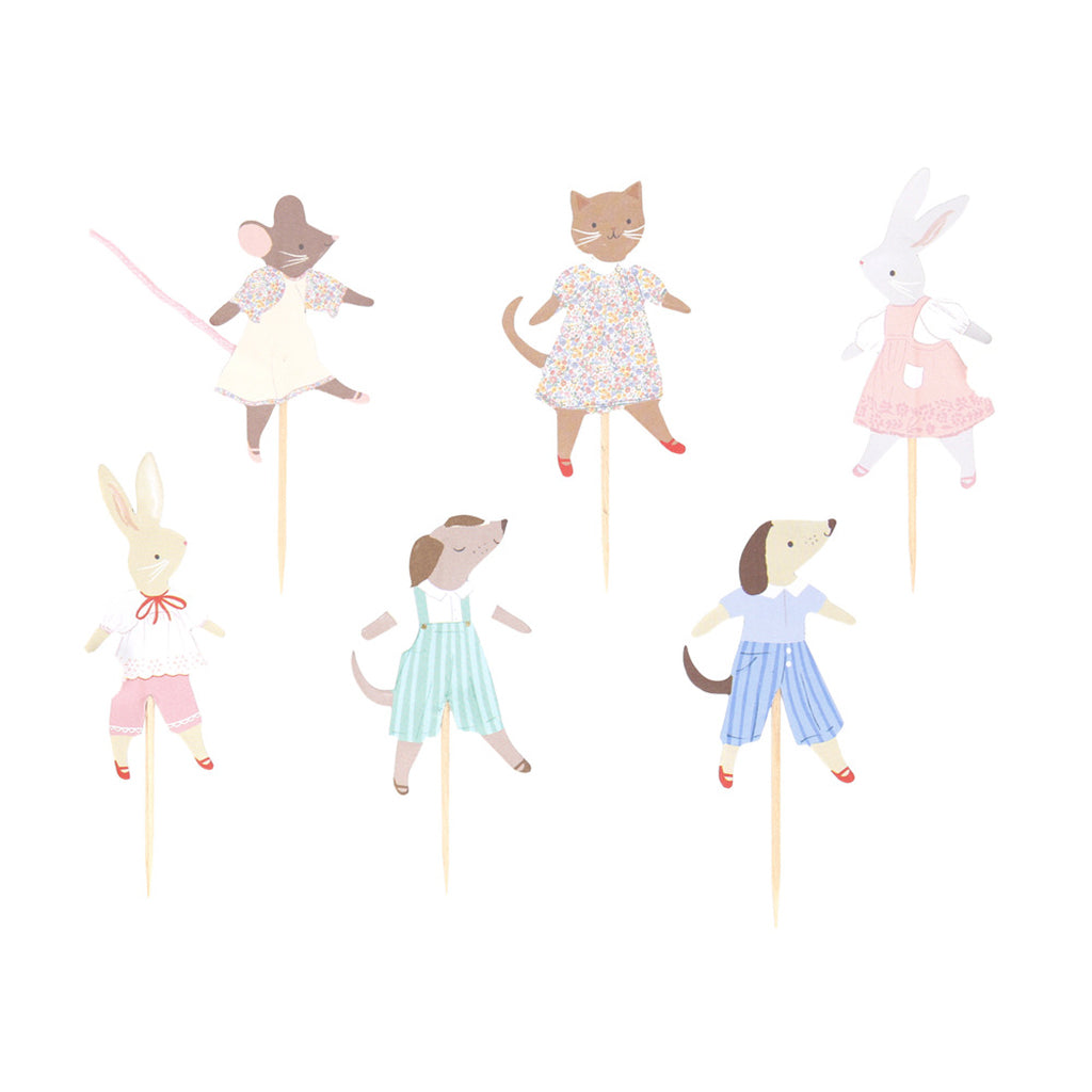 Meri Meri Cupcake Set, Animal Friends