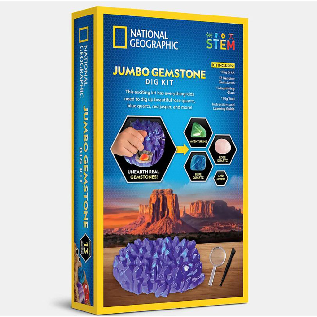 National Geographic, Excavation Kit - Jumbo Gemstone