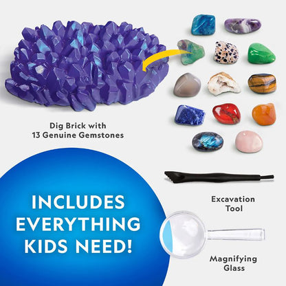National Geographic, Excavation Kit - Jumbo Gemstone
