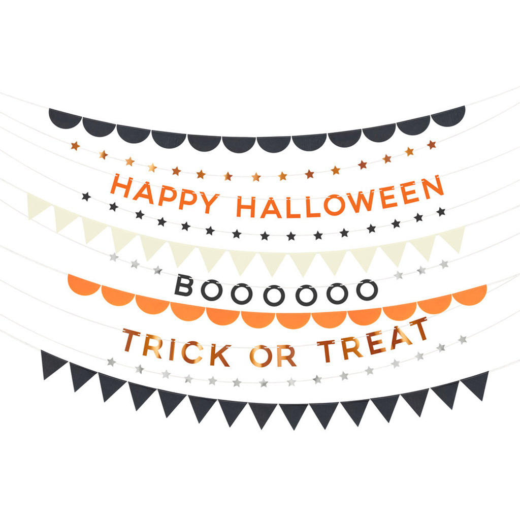 Meri Meri guirlande, Halloween garlands, 10 stk - 1.8 meter