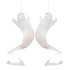 Meri Meri Halloween pynt, spinning ghost - 10 stk